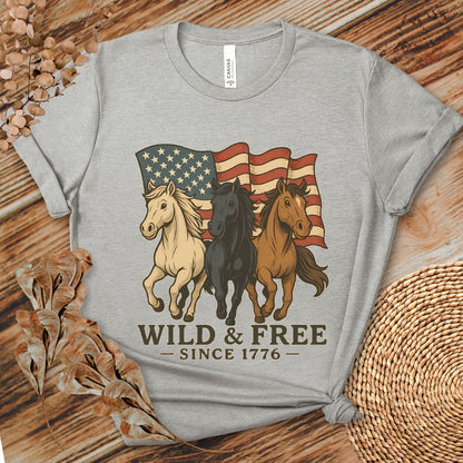 Wild & Free Trio Horse Tee