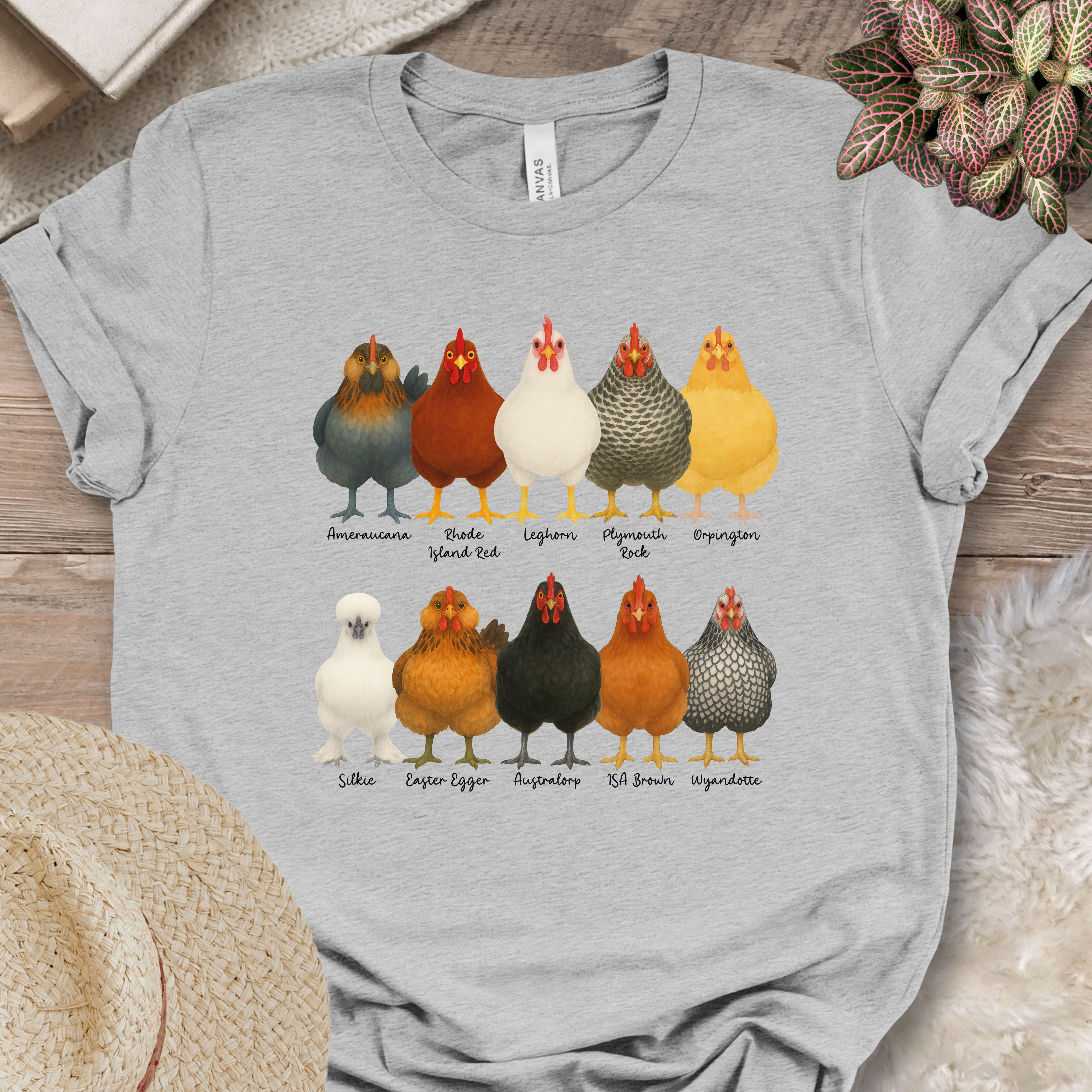 Fancy Chicken Breeds T-Shirt