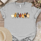 Backyard Chicken Variety Lineup T-Shirt
