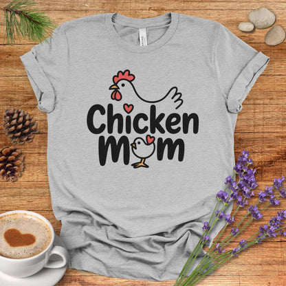 Hen Heart Chicken Mom Shirt
