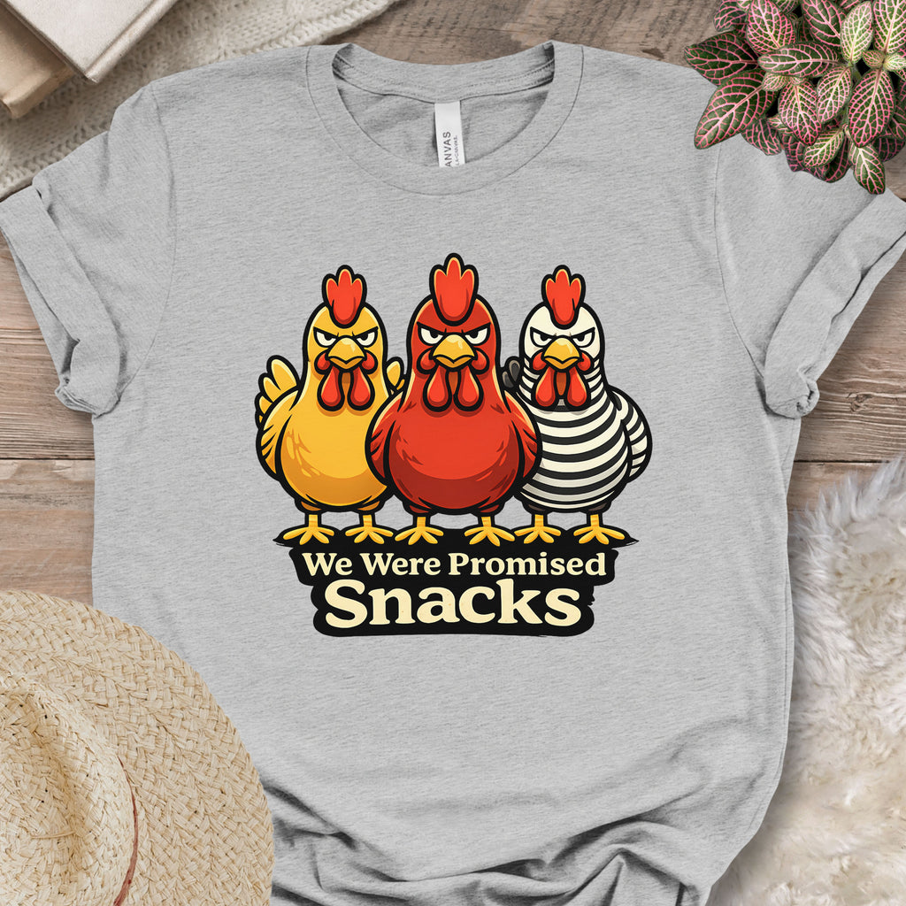 Hungry Chicken Attitude Graphic T-Shirt