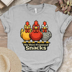 Hungry Chicken Attitude Graphic T-Shirt