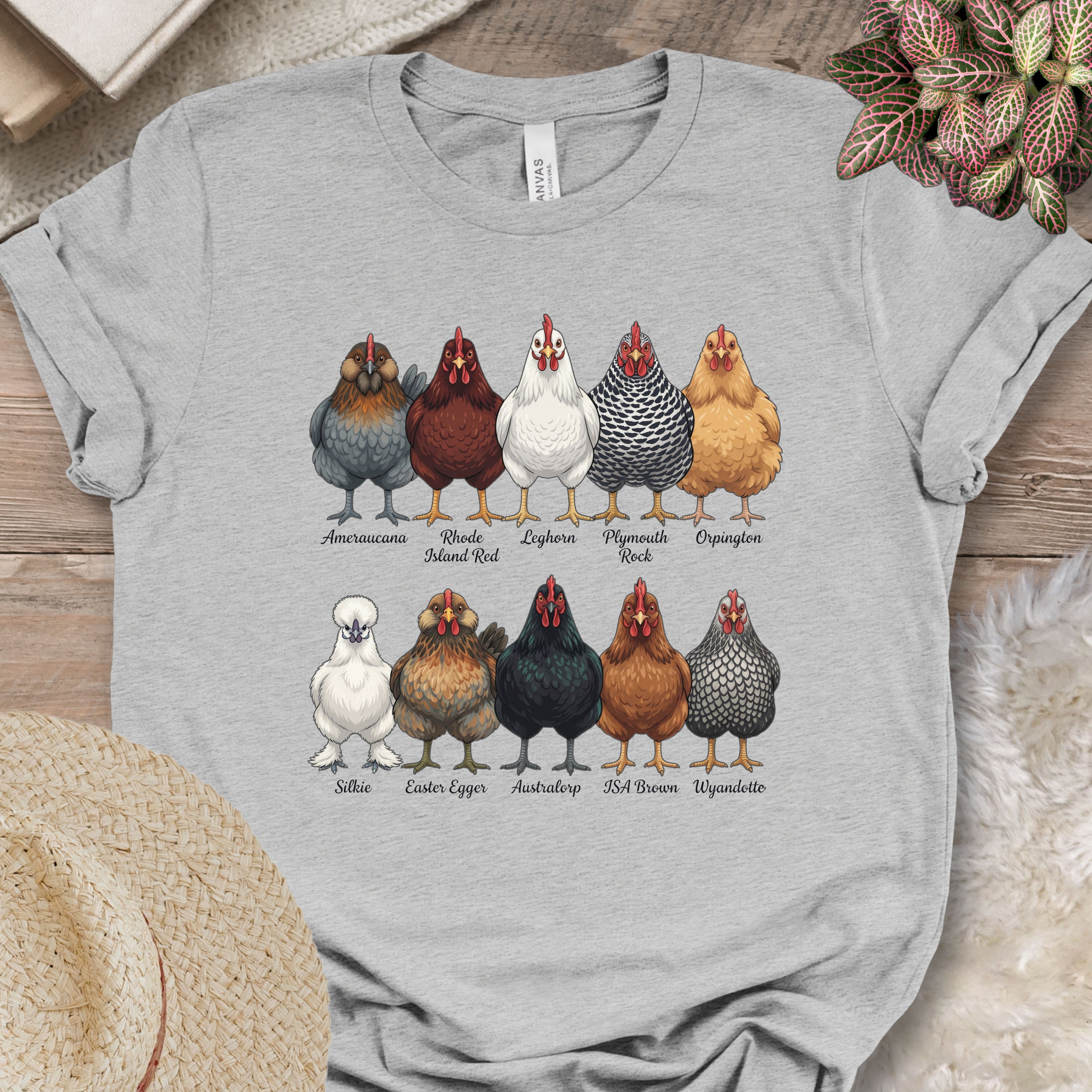 Chicken Collection Graphic Shirt