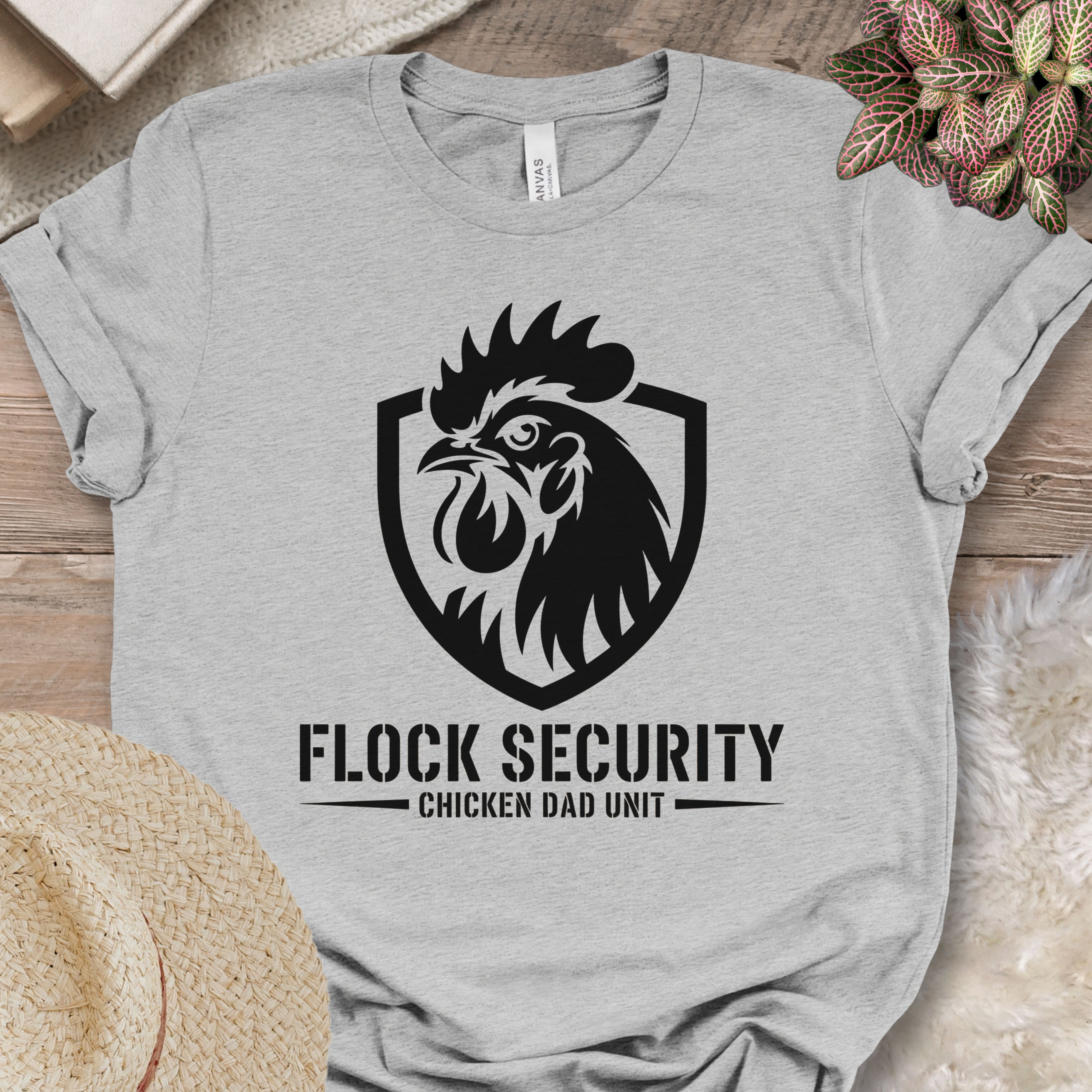 Flock Security Chicken Dad Shirt