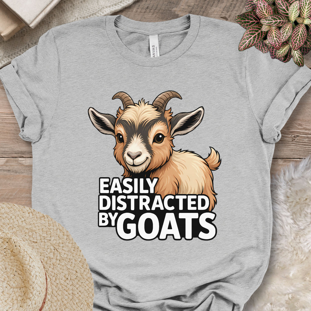 Easily Distracted By Goats Tee
