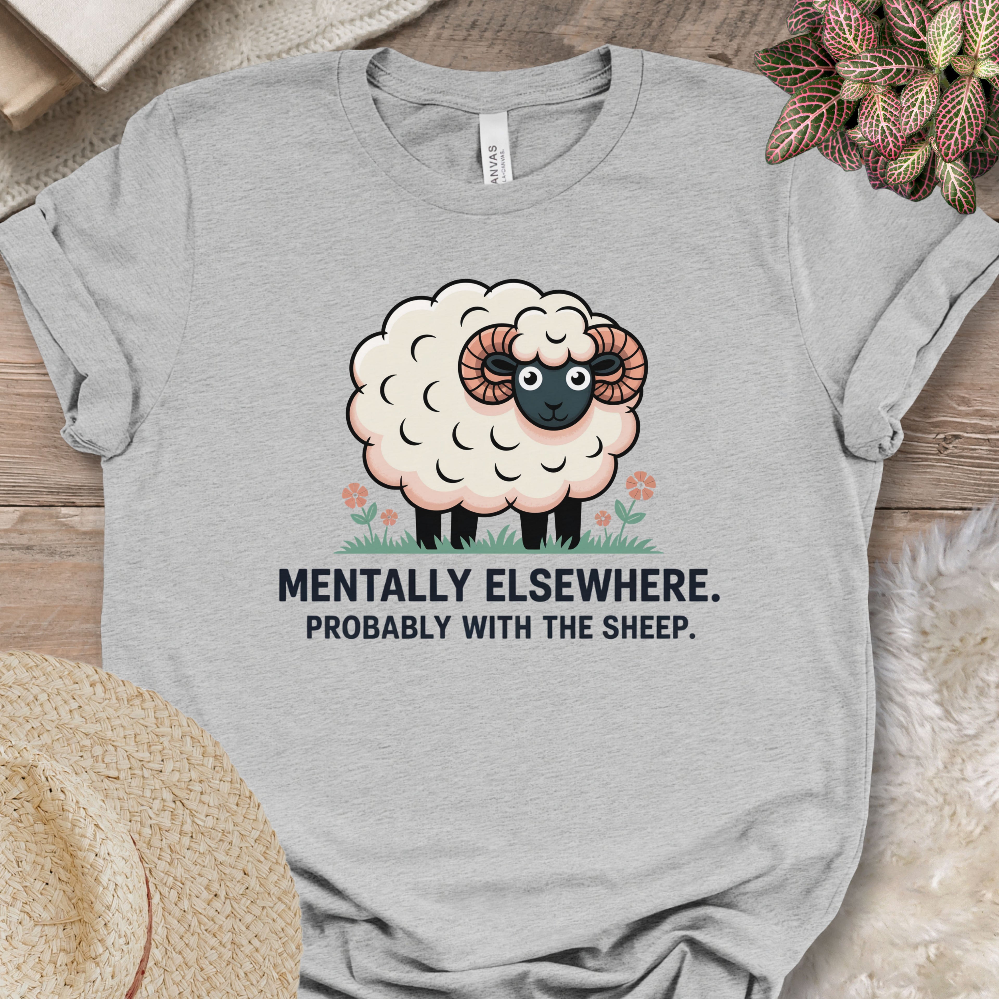 Sheep Daydream Farm Humor Shirt