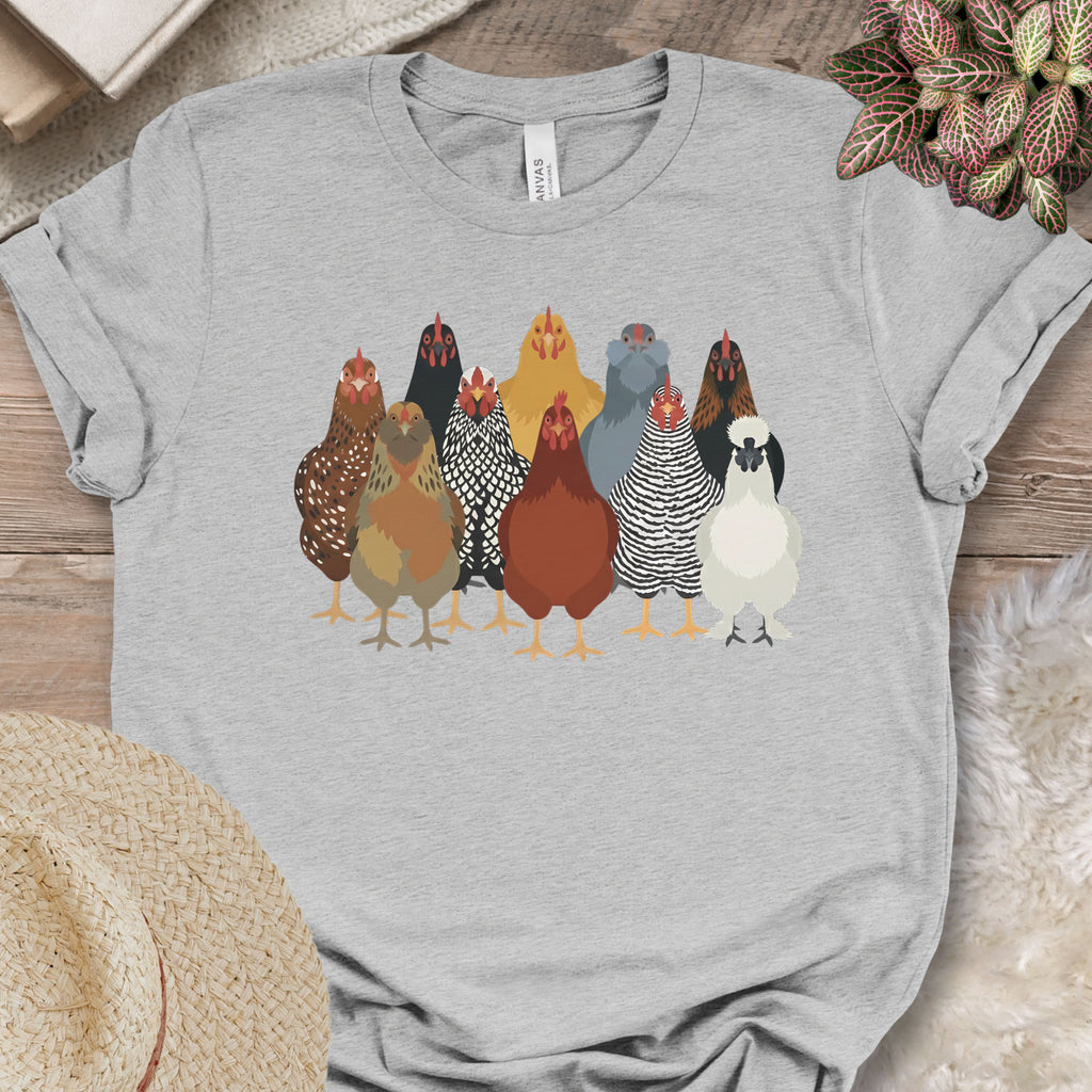 Backyard Chicken Flock T-Shirt (A)
