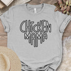 Retro Block Letter Chicken Mama Shirt