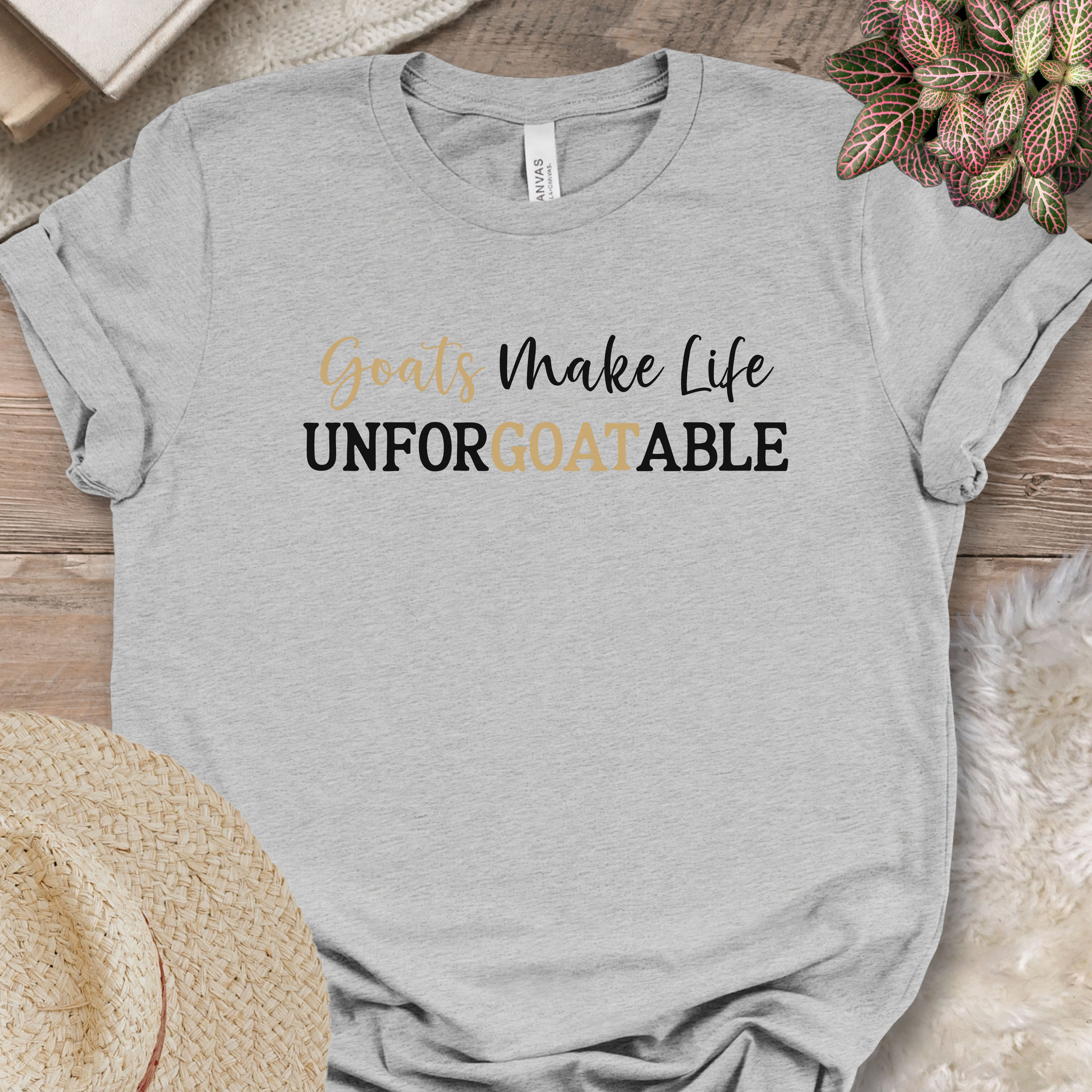 UnforGOATable Goat Tee