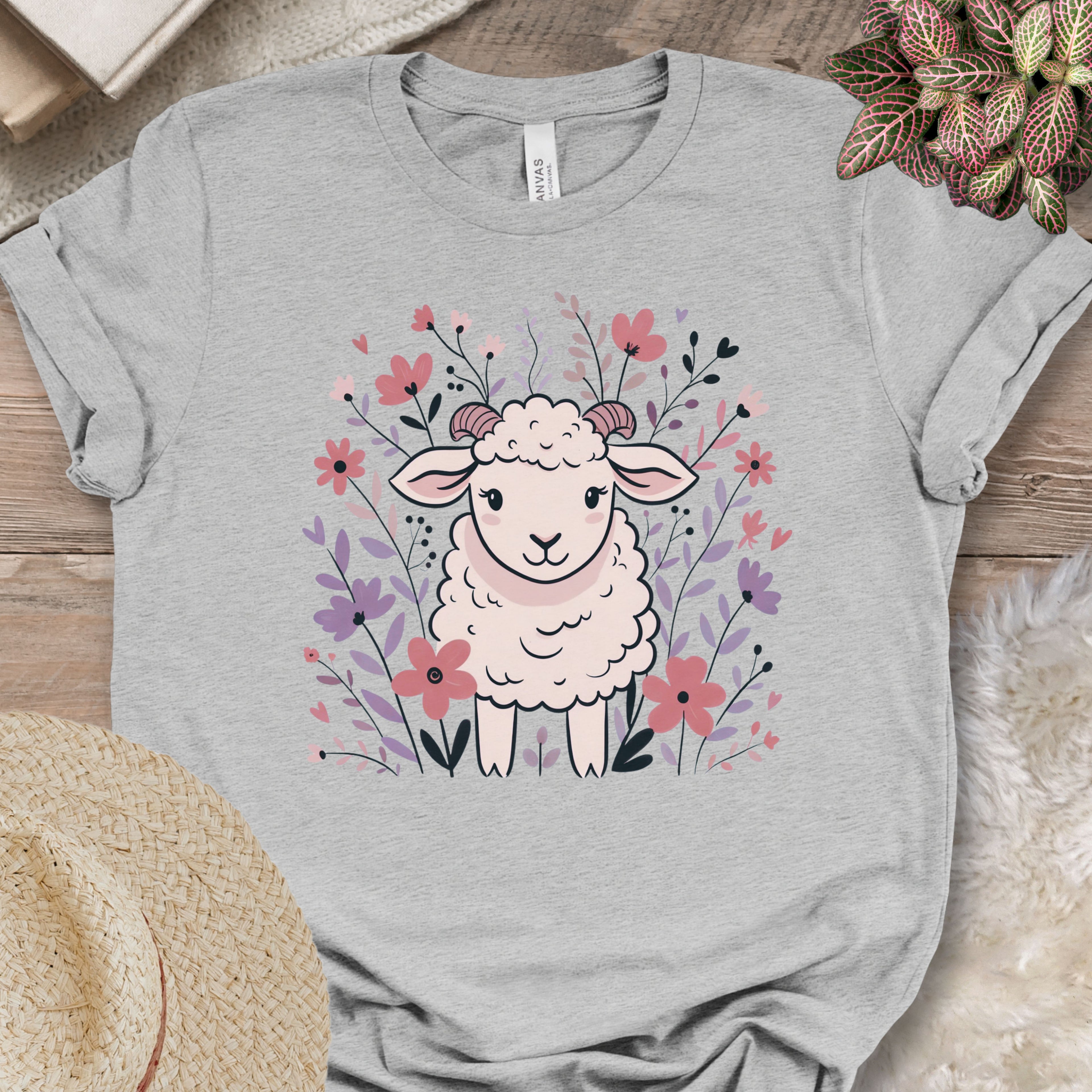 Floral Sheep Cottagecore Shirt