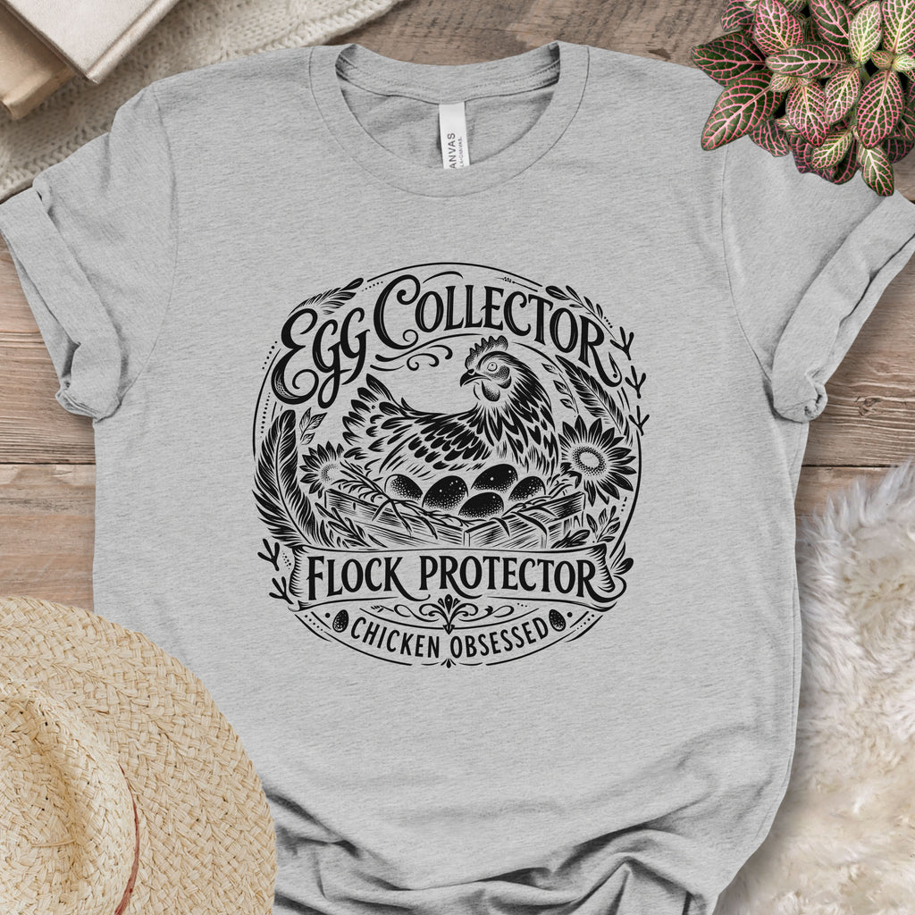 Egg Collector Flock Protector Tee
