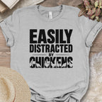 Vintage Distressed Chicken Graphic Tee