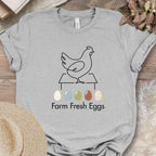 Farm Fresh Eggs Chicken Tee