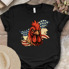 Patriotic Rooster Tee