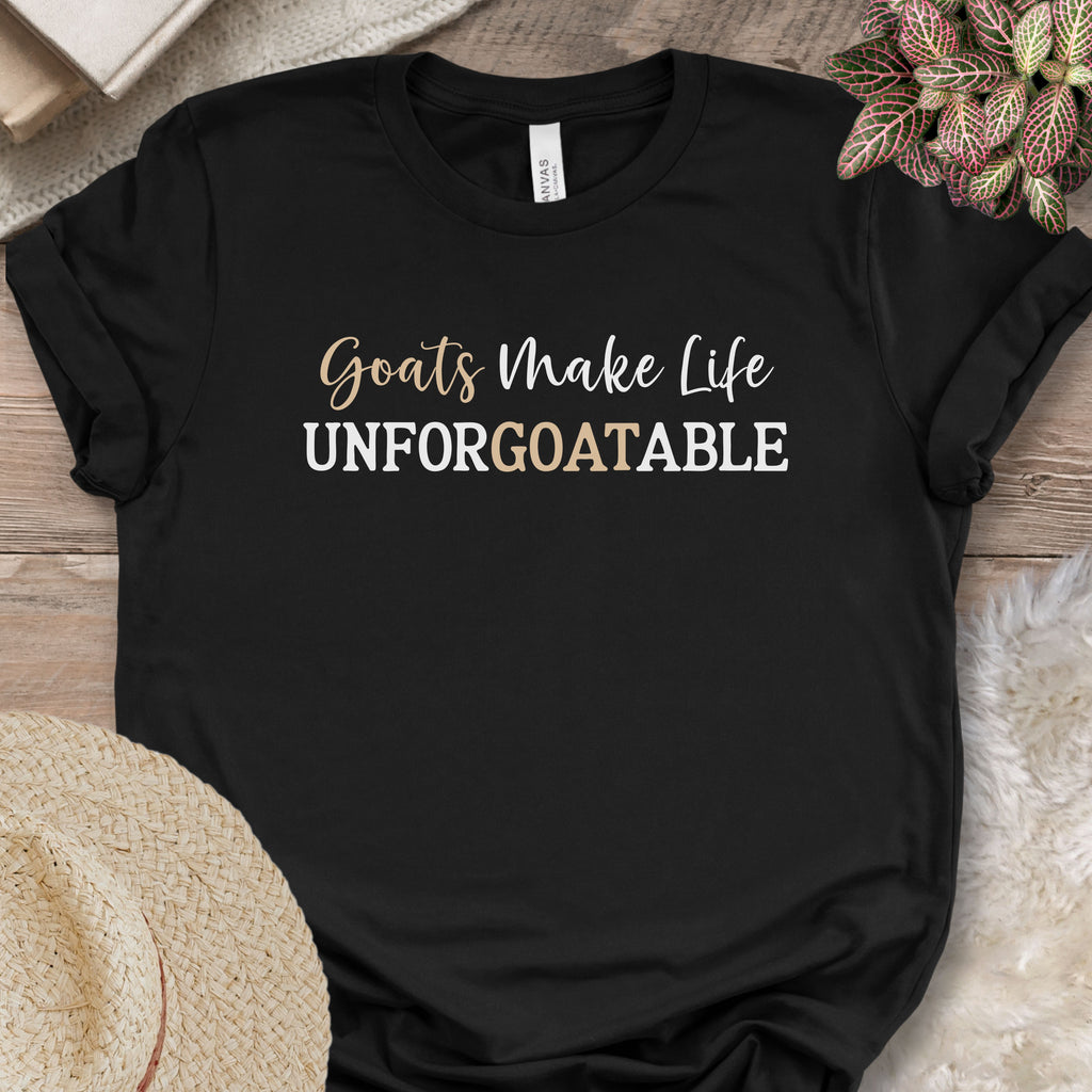 UnforGOATable Goat Tee