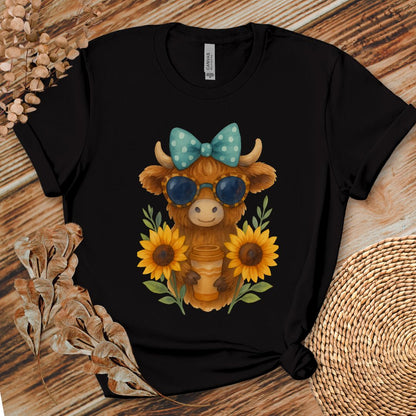 Cute Highland Cow Coffee Shirt