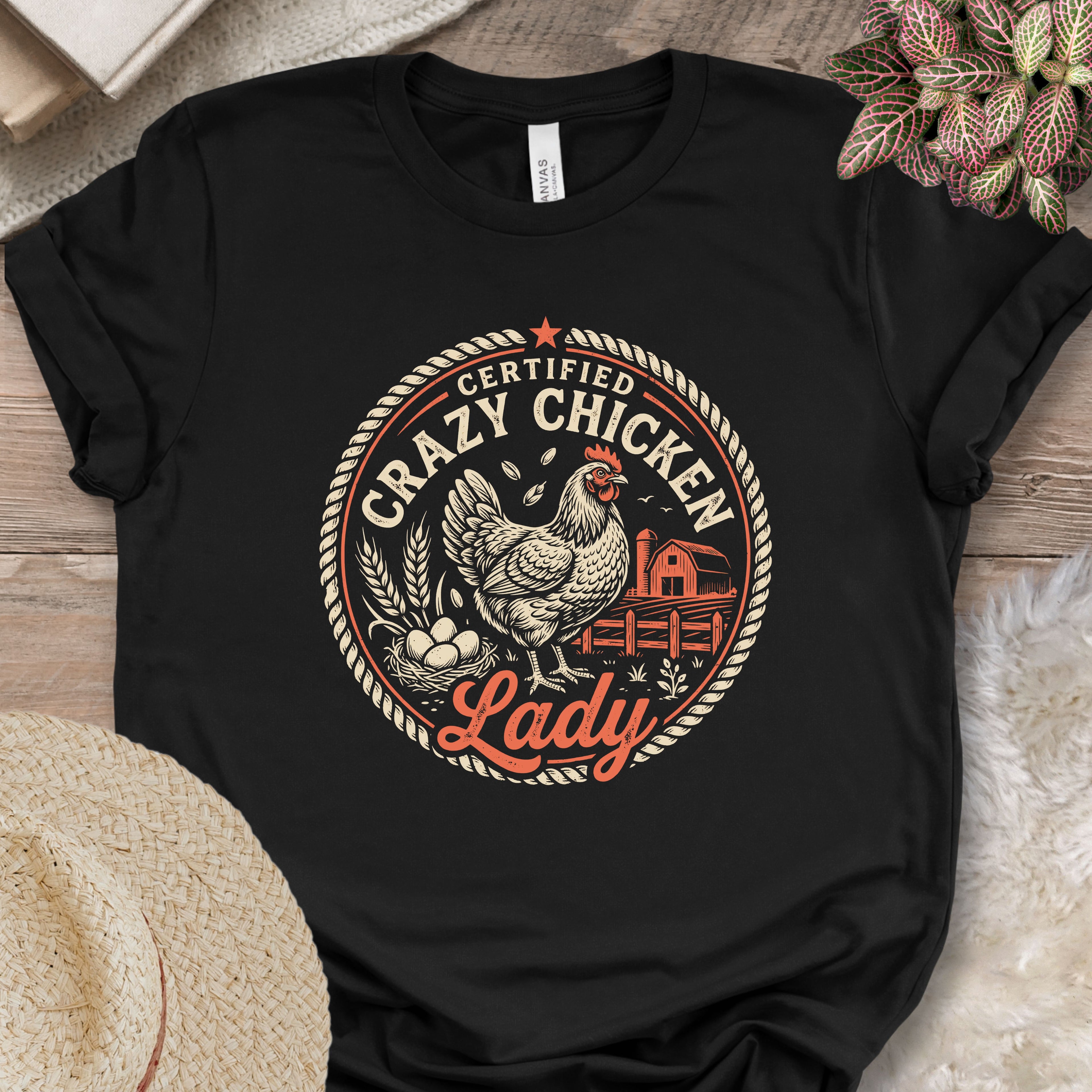 Crazy Chicken Lady T-Shirt