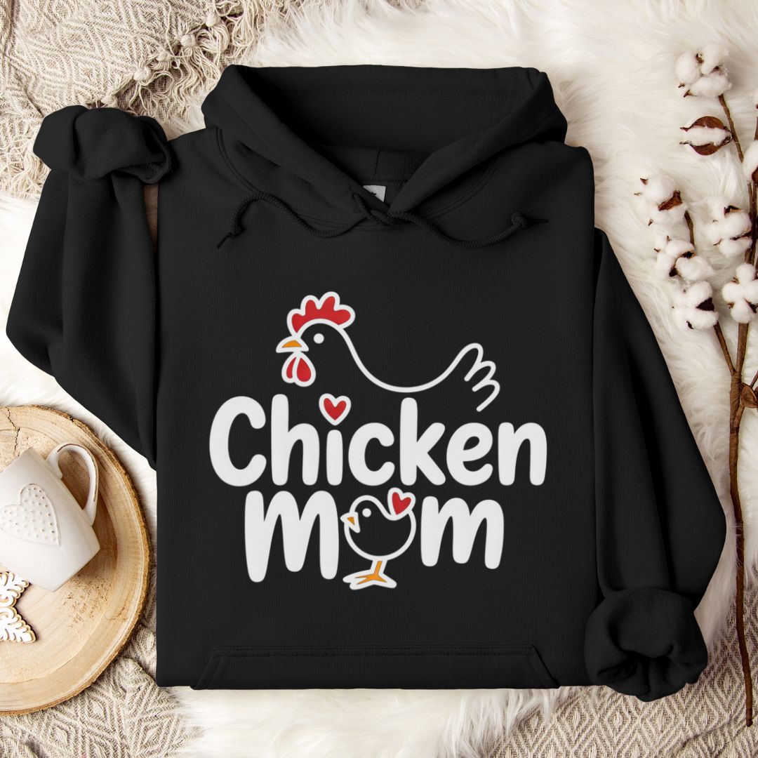 Chicken Lover Hoodie for Women – Cute Chicken Mom Pullover for Farm Life & Backyard Flock Keepers