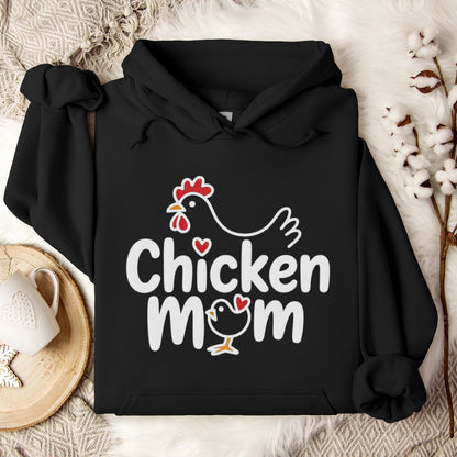 Chicken Lover Hoodie for Women – Cute Chicken Mom Pullover for Farm Life & Backyard Flock Keepers