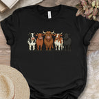 Cow Crew Cartoon Farm Shirt