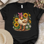 Sunflower Chicken Graphic Shirt
