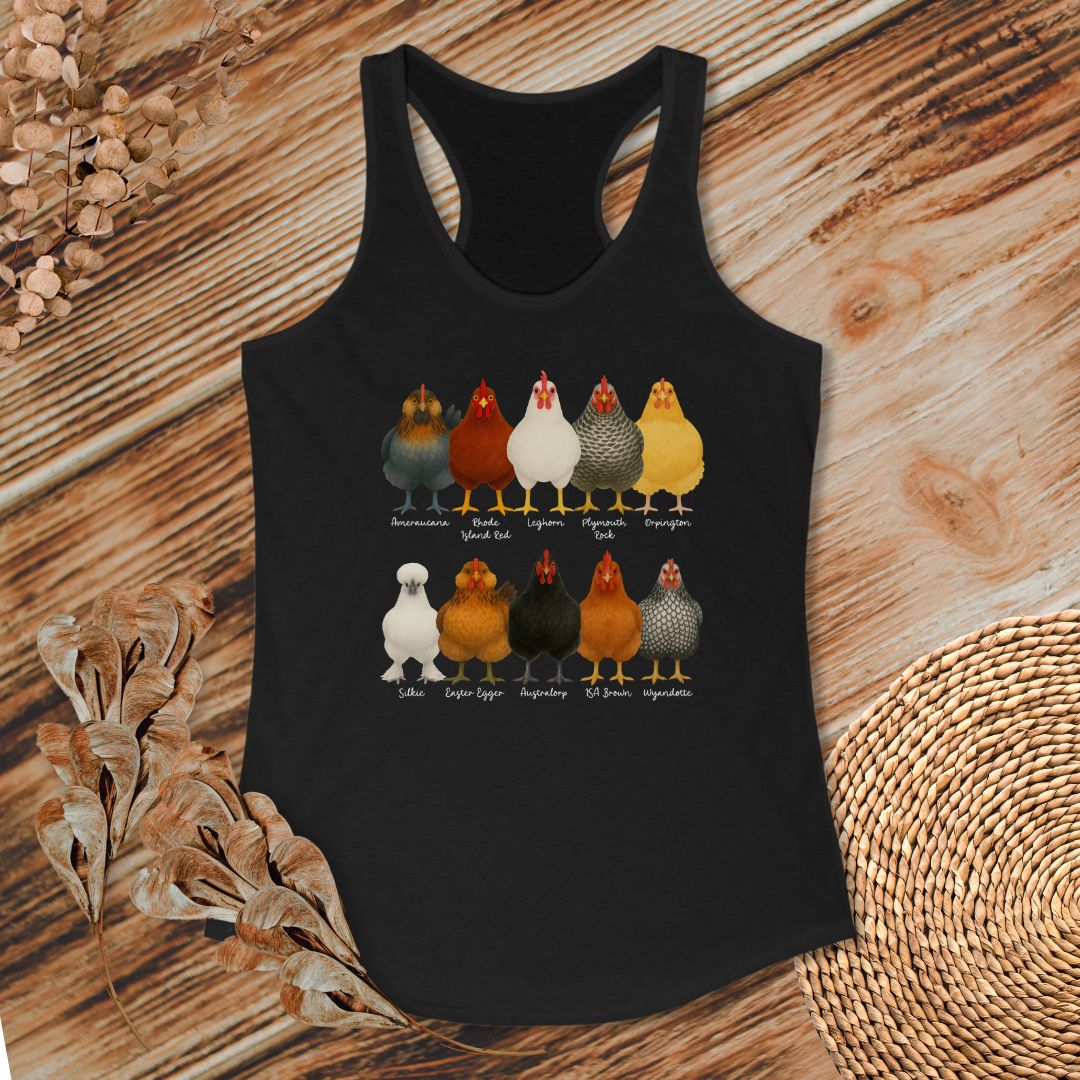 Fancy Chicken Breeds Tank Top