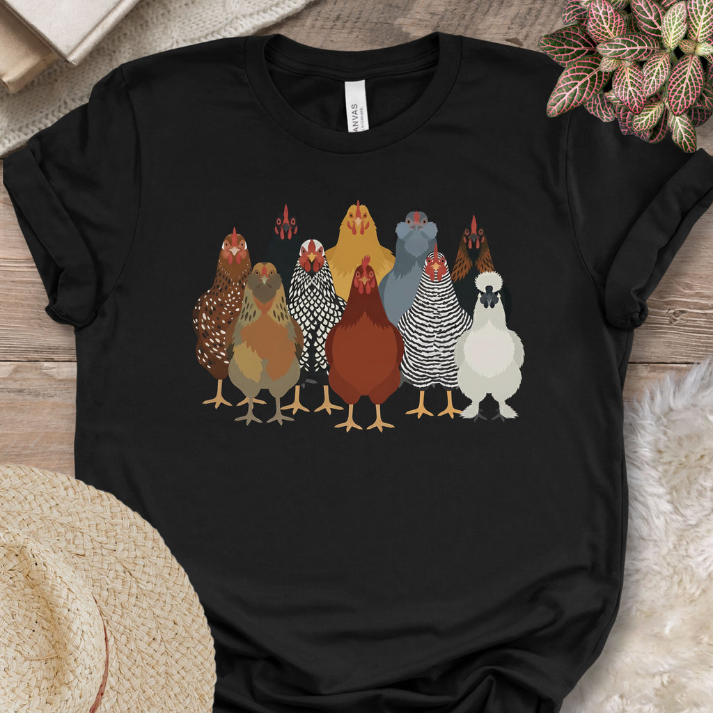 Backyard Chicken Flock T-Shirt (A)