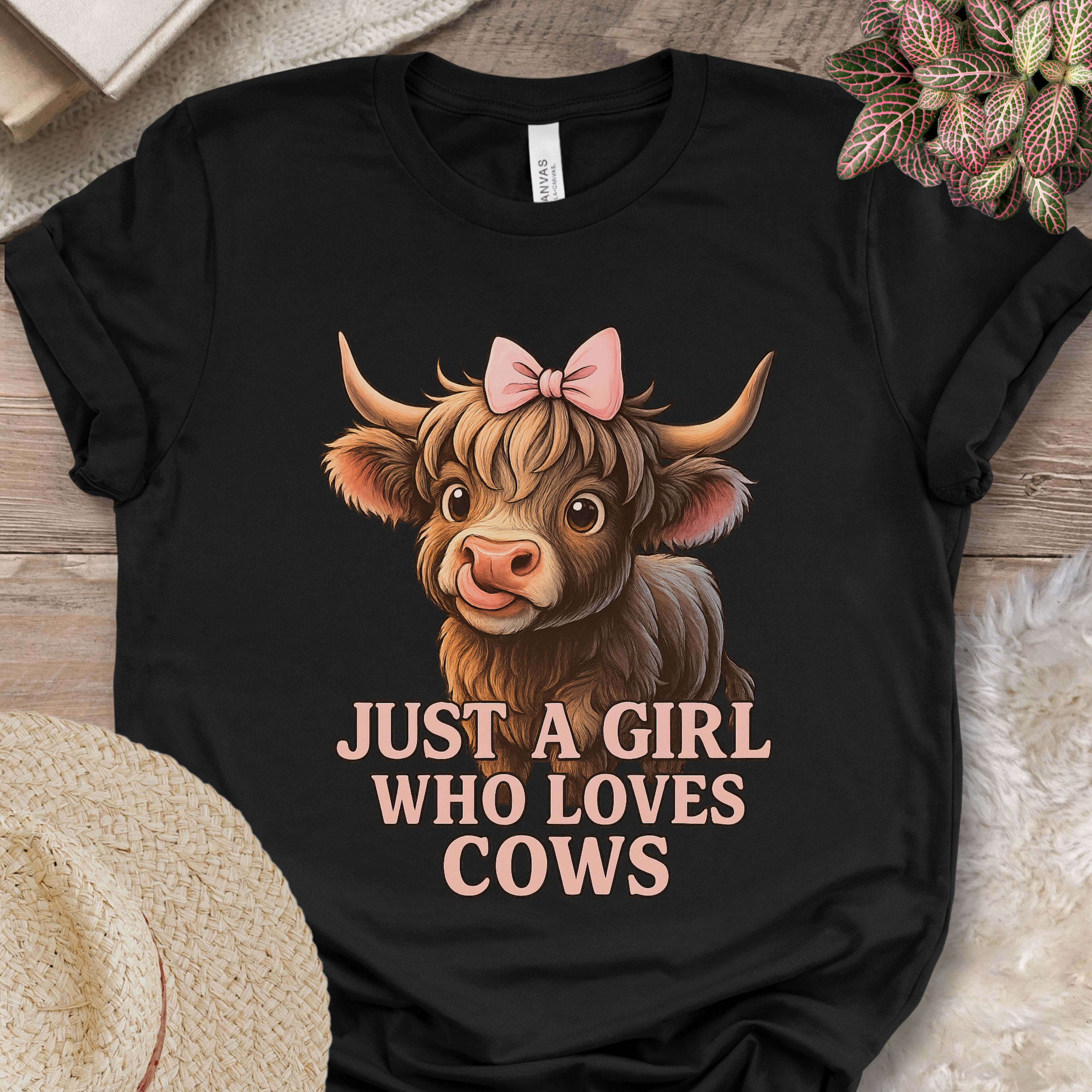 Just a Girl Who Loves Cows Tee