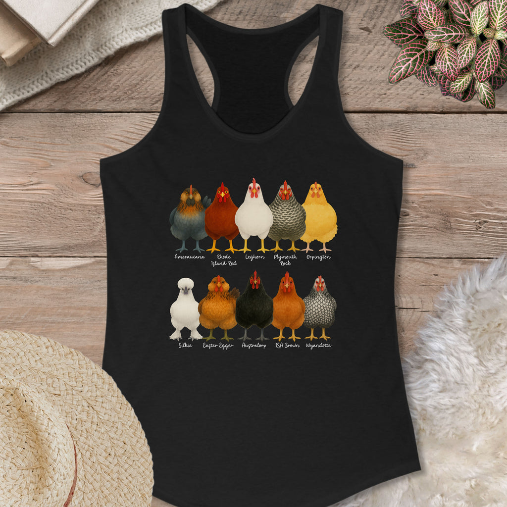 Fancy Chicken Breeds Tank Top
