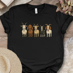 Cute Cartoon Goats Farm Shirt