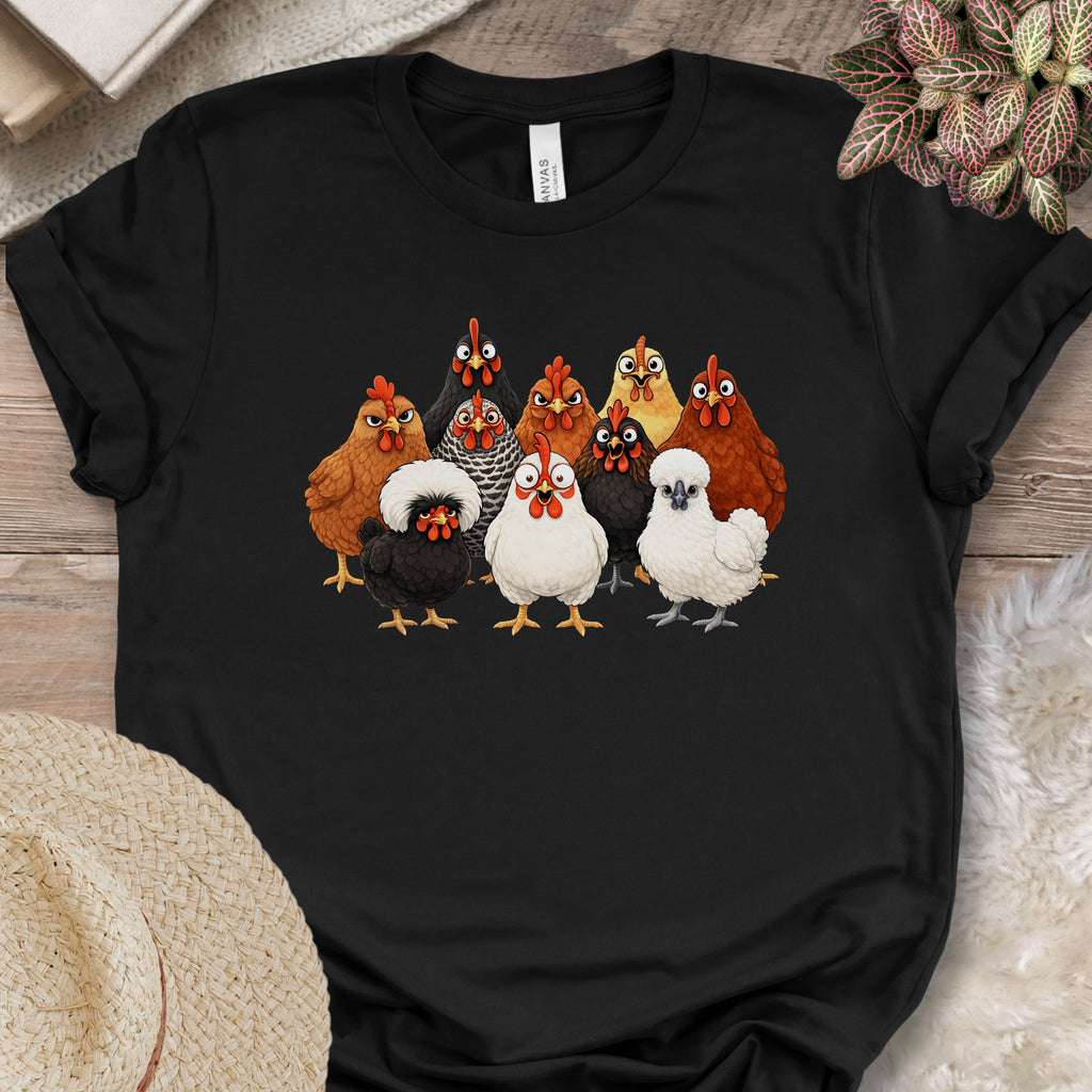 Silly Chicken Breeds Tee