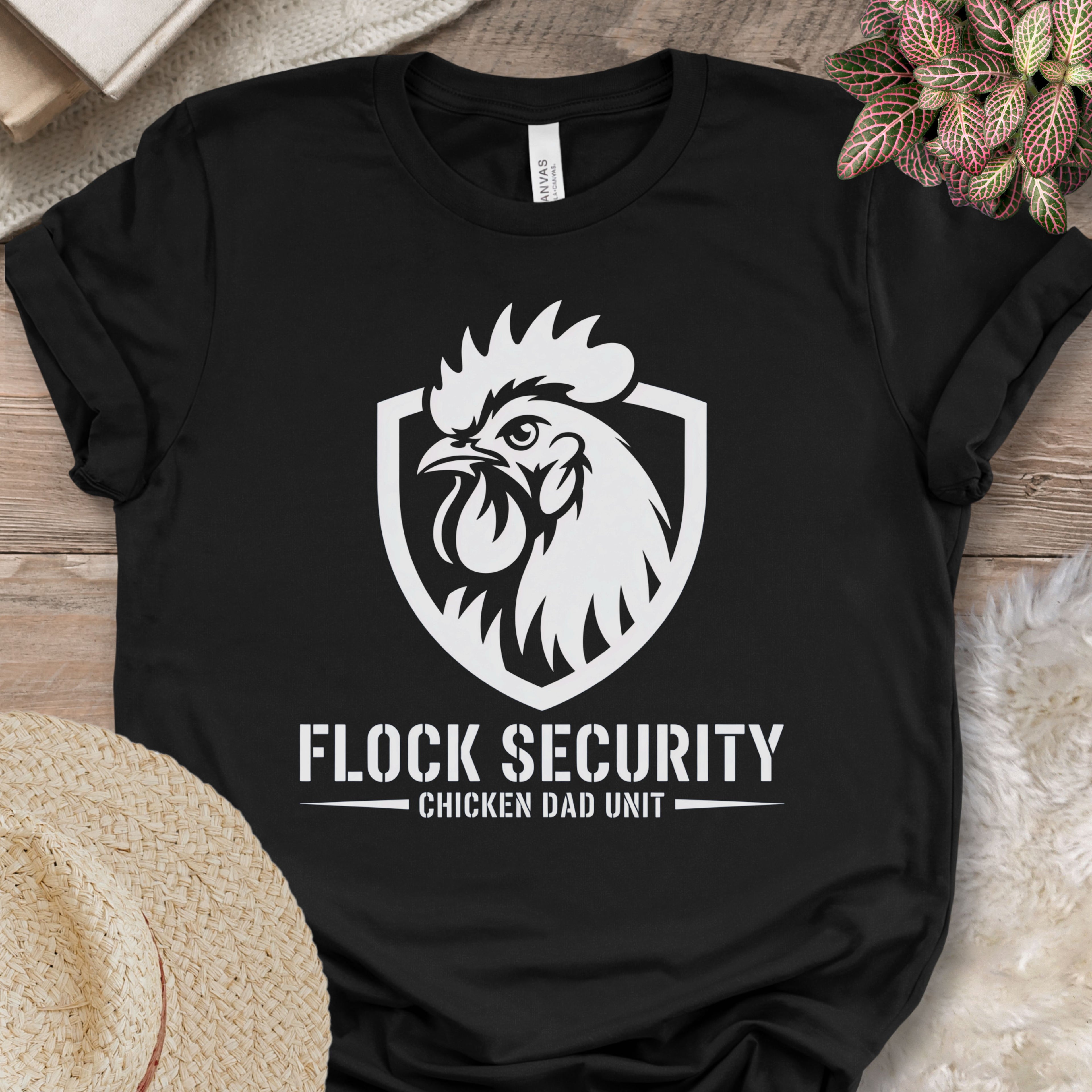 Flock Security Chicken Dad Shirt