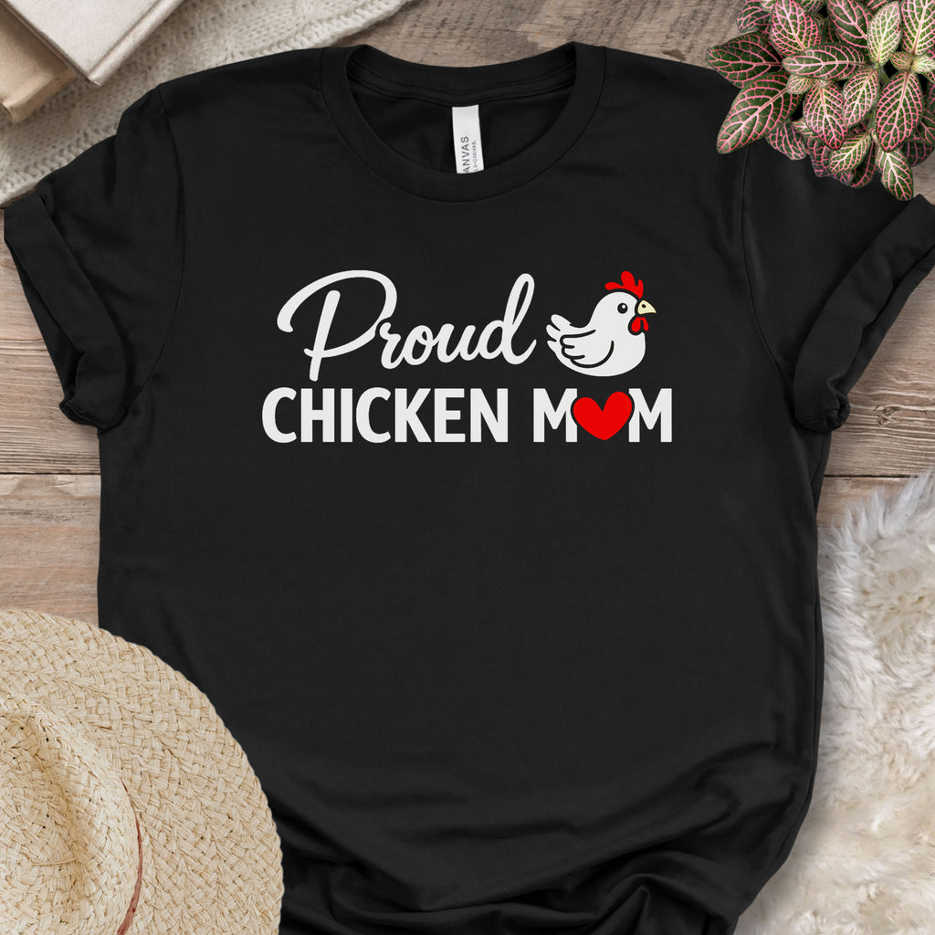 Proud Backyard Hen Mom Tee