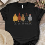 Backyard Chicken Breeds Tee (A)