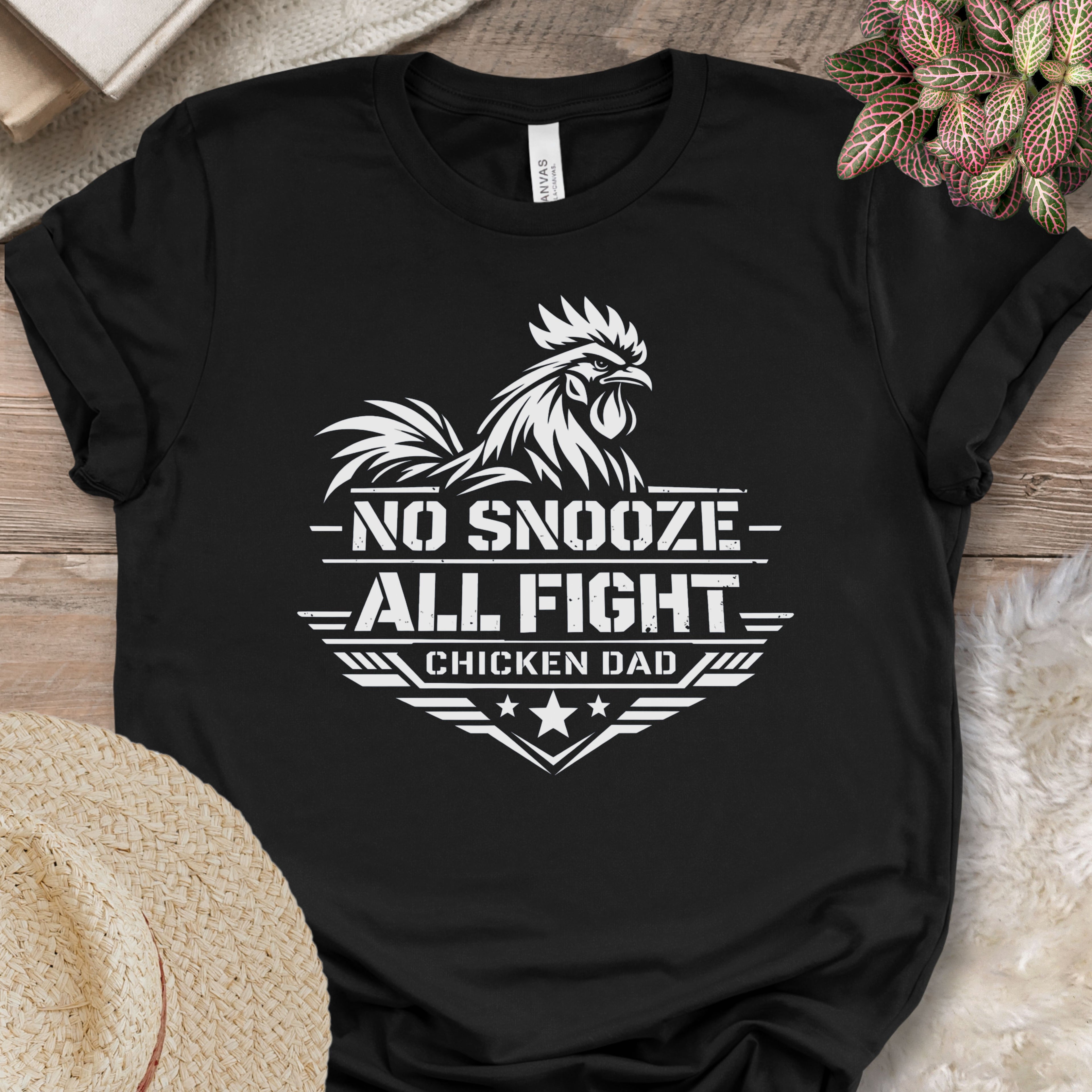No Snooze Chicken Dad Tee