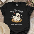Feathered Therapist Chicken Tee