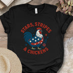 Stars Stripes Chickens Shirt