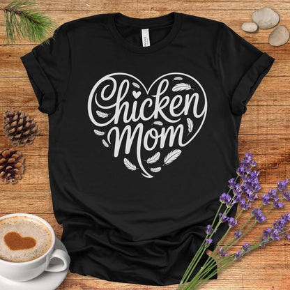 Heart Shaped Chicken Mom Tee