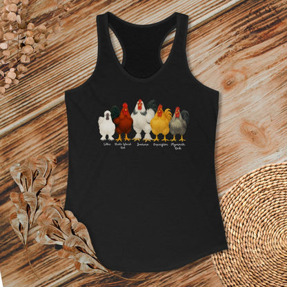 Rooster Roster Chicken Tank Top
