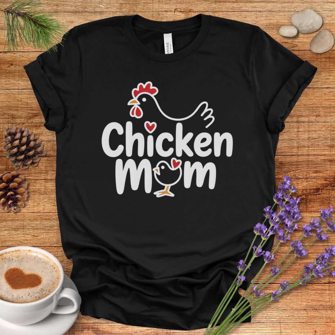 Hen Heart Chicken Mom Shirt