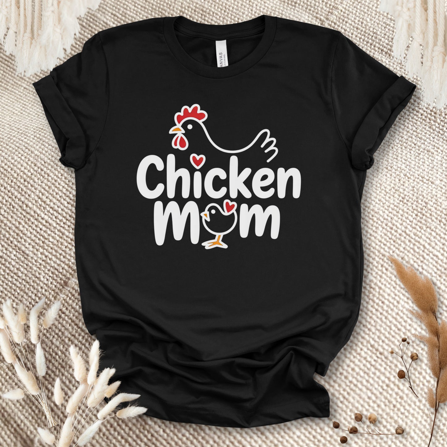 Hen Heart Chicken Mom Shirt