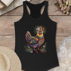 Colorful Chicken Garden Tank Top