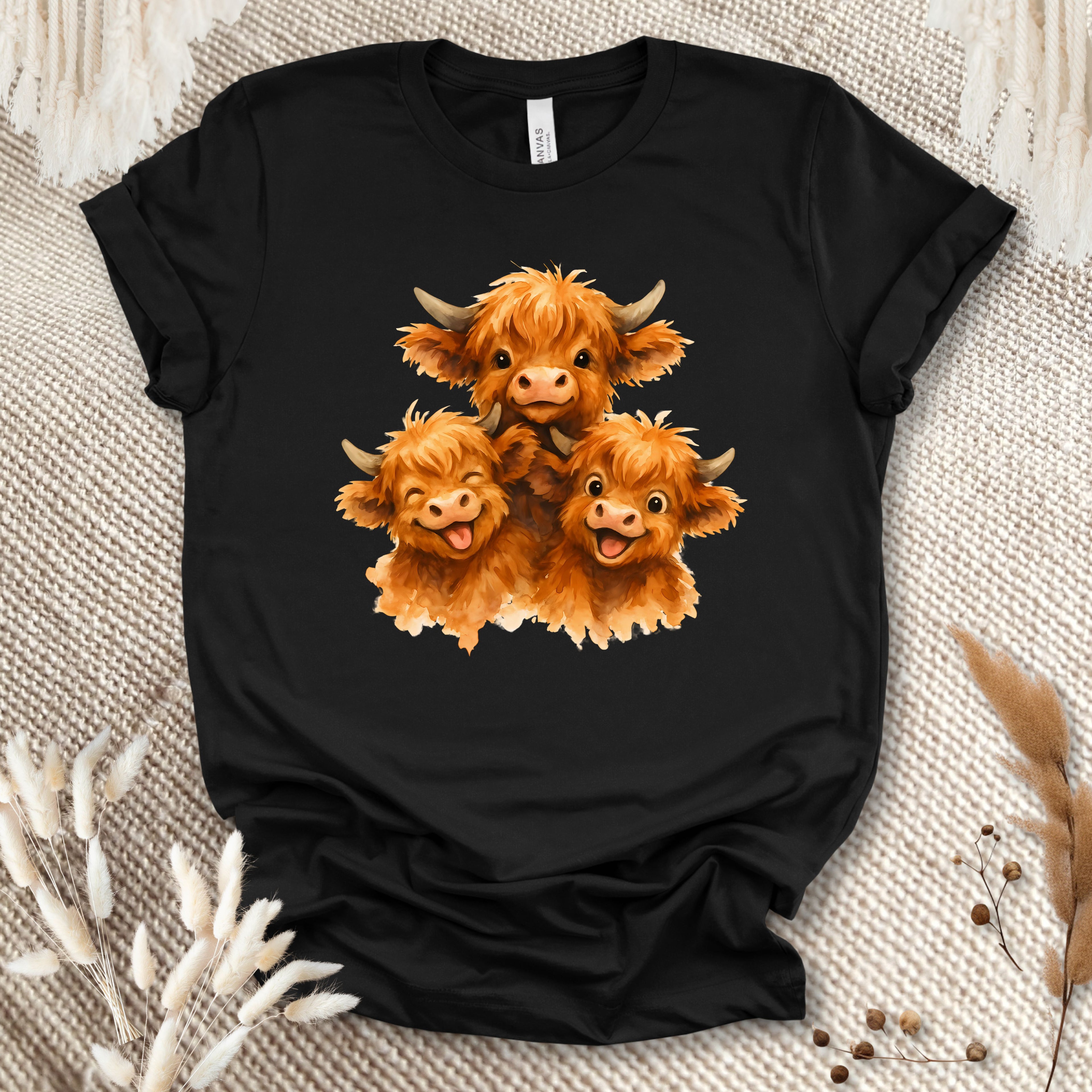 Baby Highland Cows Tee
