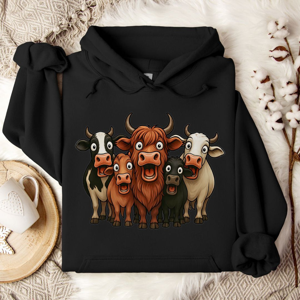 Funny Cow Lineup Hoodie