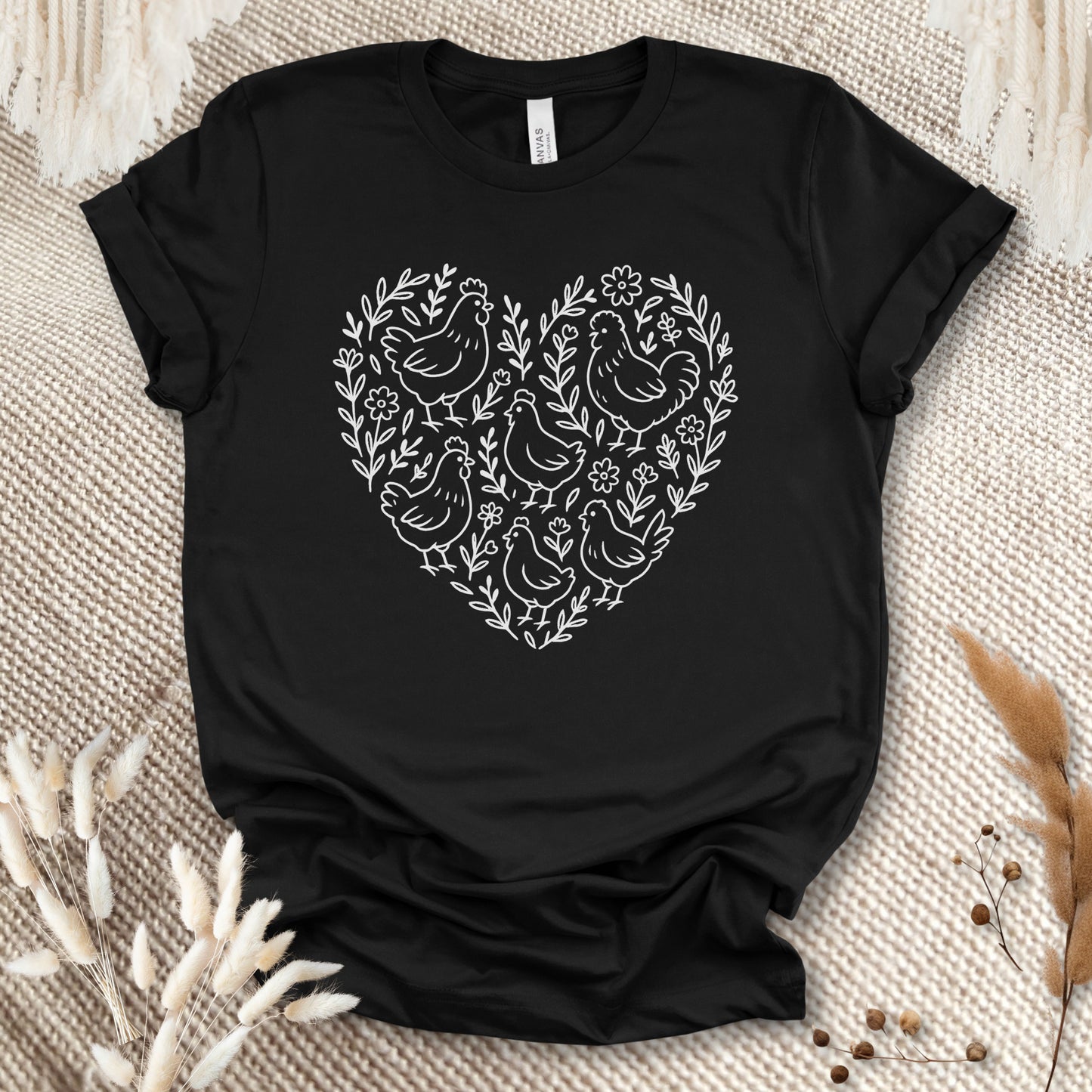 Chicken Heart Floral Tee