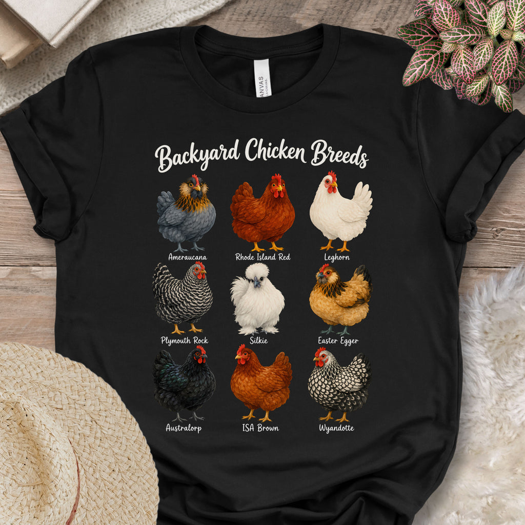 Backyard Hen Breeds T-Shirt