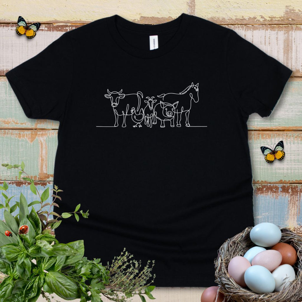 Kids Farm Animals Tee
