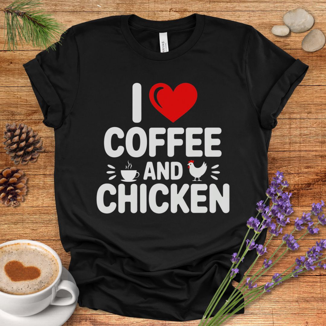 Coffee Fueled Chicken Keeper Tee