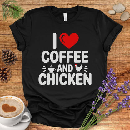 Coffee Fueled Chicken Keeper Tee