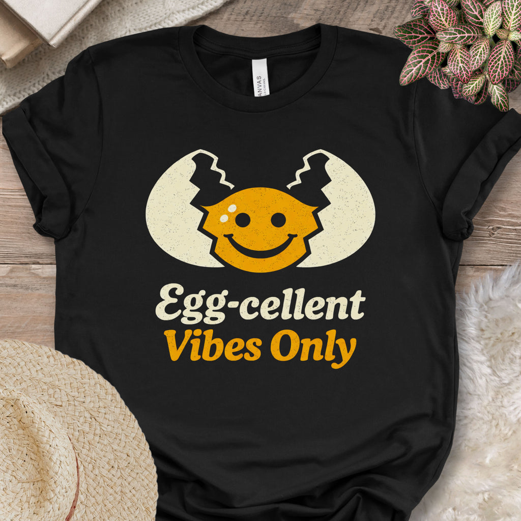 Eggcellent Vibes Chicken Shirt